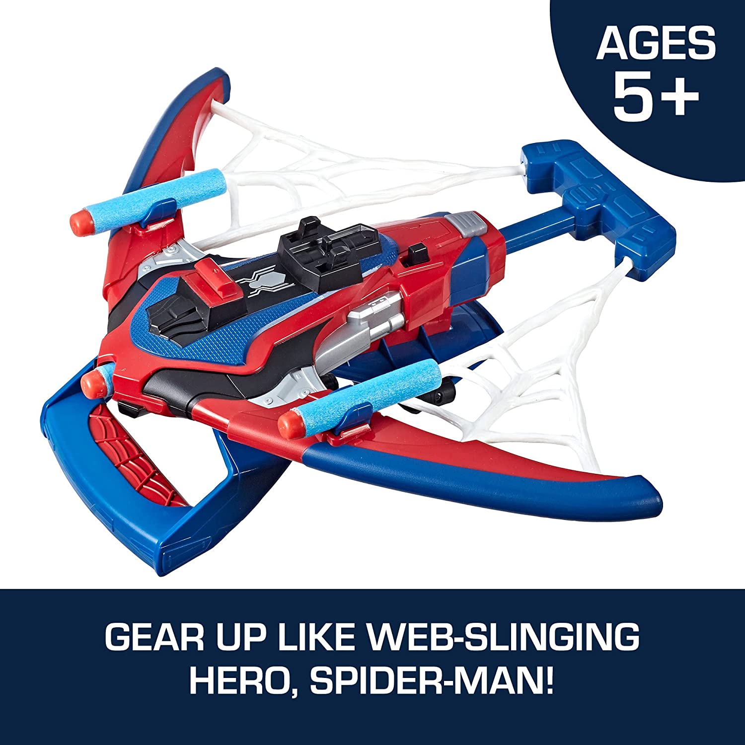 Spider-Man Web Shots Spiderbolt NERF Powered Blaster Toy - image 3 of 14