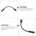 thumbnail image 2 of FESTFENDS Câble Adaptateur Casque Usb C 1Pcs 12.5x0.4in Noir pour Usage Quotidien, 2 of 8