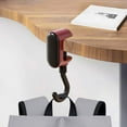 thumbnail image 6 of Lilixerw Clamp-On Under Desk Headphone Holder Backpack Hook Desk Hook with Adjustable Arm Clamp Women's Bag Handbag and Purse Holder, 6 of 6