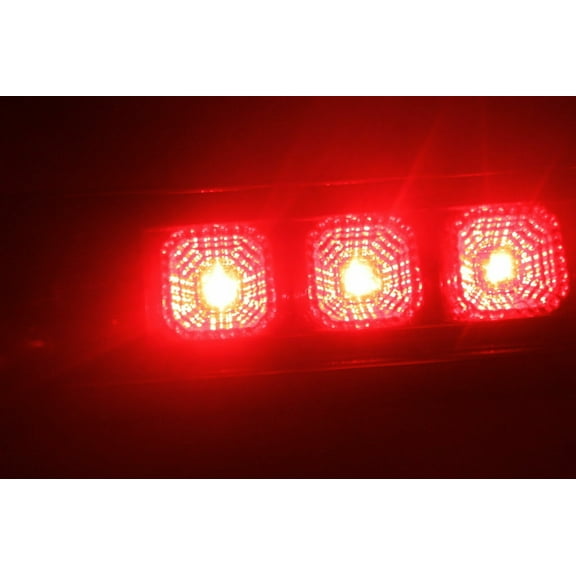 17" LED Light Bar Red w/ Strobe Emergency Clearance Marker Turn Trailer Truck