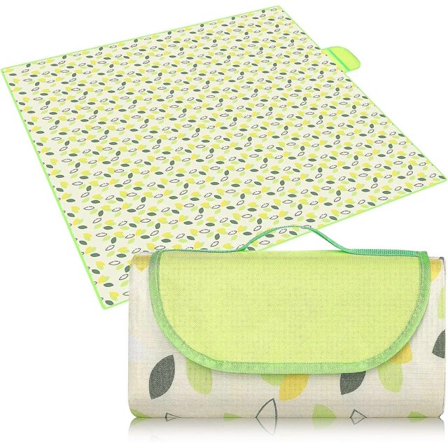 Manta de picnic de 200 x 150 cm (pequeña hoja suelta), manta de picnic plegable, impermeable, ideal para parques, senderismo, camping, viajes familiares