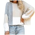 thumbnail image 1 of Tricot pour Femmes Hiver 2024 Doux Confortable Grande Taille Décontracté Chaud Mode Col Roulé, 1 of 5