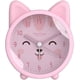thumbnail image 1 of Reloj despertador para niños de 3 ", reloj de escritorio analógico de silicona redondo, animales de dibujos animados, silencioso, sin tictac, retroiluminación, funciona con pilas para dormitorio,, 1 of 5