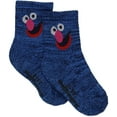 thumbnail image 5 of Sesame Street Grover Baby Toddler Boys Girls 3 Pack Quarter Gripper Socks SS9502, 5 of 6