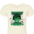 thumbnail image 3 of Marvel The Incredible Hulk - St Patrick's Day Incredibly Lucky - Juniors Fitted Graphic T-Shirt, 3 of 5