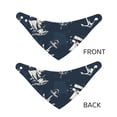 thumbnail image 6 of Kll Vintage Marine Dog Bandanas,Triangle Reversible Pet Scarf For Small Medium Large And Extra Large Dogs-Medium, 6 of 7