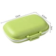thumbnail image 1 of Wheat straw portable 8-compartment sealed pill box waterproof and moisture-proof one-week pill packaging storage box, 1 of 5