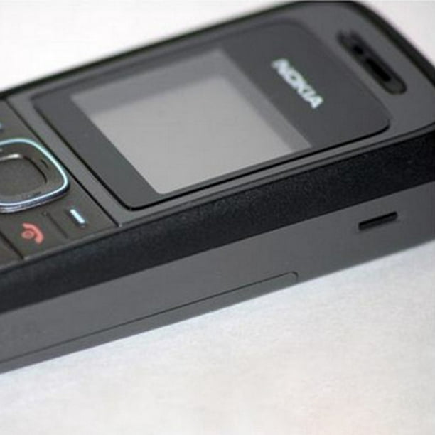 YellowDell 32MB Téléphone Portable de Rechange pour les Personnes Âgées  avec Lampe de Poche Téléphone Portable pour Nokia 1208 Noir 