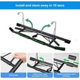 thumbnail image 2 of Pull Up Bar Doorway Fitness Chin-Up Bar Frame for Home Gym Exercise with Shortened Handle Bar & Professional Training Straps Set, 2 of 5
