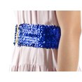 thumbnail image 4 of Women's Sparkly Glitter Sequin Wide Stretch Elastic Belt Accessory, 4 of 6