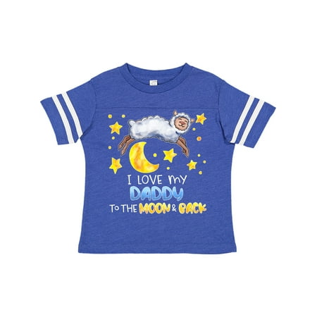 

Inktastic I Love my Daddy to the Moon and Back Cute Sheep Gift Toddler Boy or Toddler Girl T-Shirt