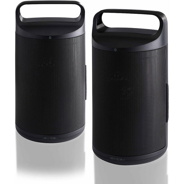 Blackweb Portable Bluetooth Speaker with Water Resistant, Black, BWA15AV107
