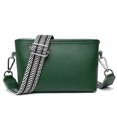 thumbnail image 1 of Bolso Hombro Piel Vaca Primera Capa Bolso Cruzado Casual para El (Verde), 1 of 7