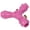 Pink, variant on Pet Life ® 'Tri-Chew' Treat Dispensing and Chewing Interactive TPR Dog Toy