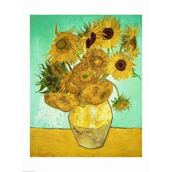 Posterazzi BALBAL20294LARGE Sunflowers 1888 Poster Print by Vincent Van Gogh - 24 x 36 in. - Large