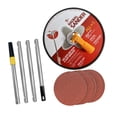 thumbnail image 4 of Kuntesetty 1 Drywall Sander Manual Hand 9 Inch Radial Round Wall Sander with Extension Pole red, 4 of 10