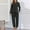Black, variant on Velour Track Suits for Women Long Sleeve Pajama Set Casual 2 Piece Loungewear