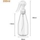 thumbnail image 2 of Botella vacía de 200 ml (3 piezas) Botella transparente para plantas Hing y Er, 2 of 5
