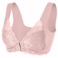 thumbnail image 6 of Viikei Bras for Women Sports Bras Wirefree Plus Size Adjustable Extra-Elastic Front Closure Breathable Lace Shaping Cup Lingerie, 6 of 7