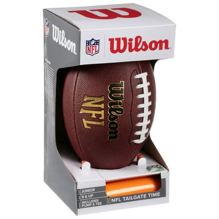 Wilson Junior NFL Ignition Pro Eco Football w/ Pump and Tee