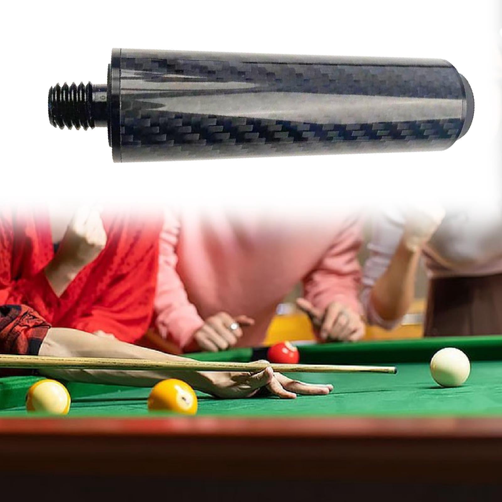funtasica Pool Cue Extender Billiard Snookers Cue Extension Accessories Compact Billiards Cue Extension Cue Lengthener for Adults Women D