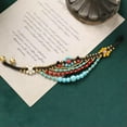 thumbnail image 6 of K-KED Ethnic Style Woven Bracelet Multi-Layered Bohemian Style For Women-Multicolor Agate Crystal, 6 of 9