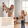 thumbnail image 6 of Yeciiwht Halloween Hanging Ornaments Acrylic Garland– Pre-Assembled Pendant Decor with Classic Holiday Motifs, Ready-to-Hang for Mantel, Doorway, Wall, 6 of 9