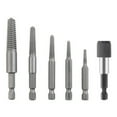 thumbnail image 3 of 6Pcs/Set Hex Screw Extractors Broken Damaged Screw Extractor Broken Bolt Remover, 3 of 9
