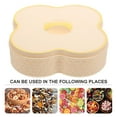 thumbnail image 4 of WHAMVOX Cookie Boxes Beige Plastic with Elegant Design for Festival Parties 1Pack, 4 of 7