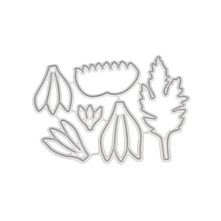 Flower Card Template - Flower Tree Mountain Frame Paper Template Stencil Pointed Star DIY Invitation Cards Photo Album Decoration Cutting Dies