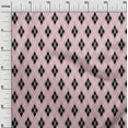 thumbnail image 2 of oneOone Polyester Lycra Pastel Pink Fabric Argyle Check Sewing Craft Projects Fabric Prints By Yard 56 Inches Wide, 2 of 4
