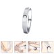 thumbnail image 5 of EeaseMX 1 anillo creativo para pareja, ajustable, para dedo, joyería de moda (plata), 5 of 8