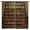 Retro Bookshelf-1, variant on Bookshelf Curtains Vintage Library with Books Window Treatments for Kids Bedroom Wooden Wooden Antique Bookcase Drapes Sets 84x84 Inch