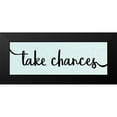 thumbnail image 2 of Kimberly, Allen 14x7 Black Modern Framed Museum Art Print Titled - Take Chances, 2 of 5