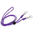 thumbnail image 3 of Uxcell Neck Lanyard with Hook, Badge Lanyards Adjustable Long Strap Holder Keychains Purple, 3 of 7