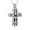 S/Black, variant on Adult Fashion Cross Urn Necklace for Ashes Holder Cremation Jewelry Keepsake Memorial Pendant with Chain Cremation Jewelry for Ashes