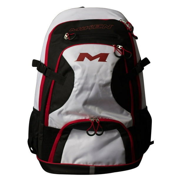 Miken Players Slowpitch Softball Backpack (Black/White/Red) Walmart