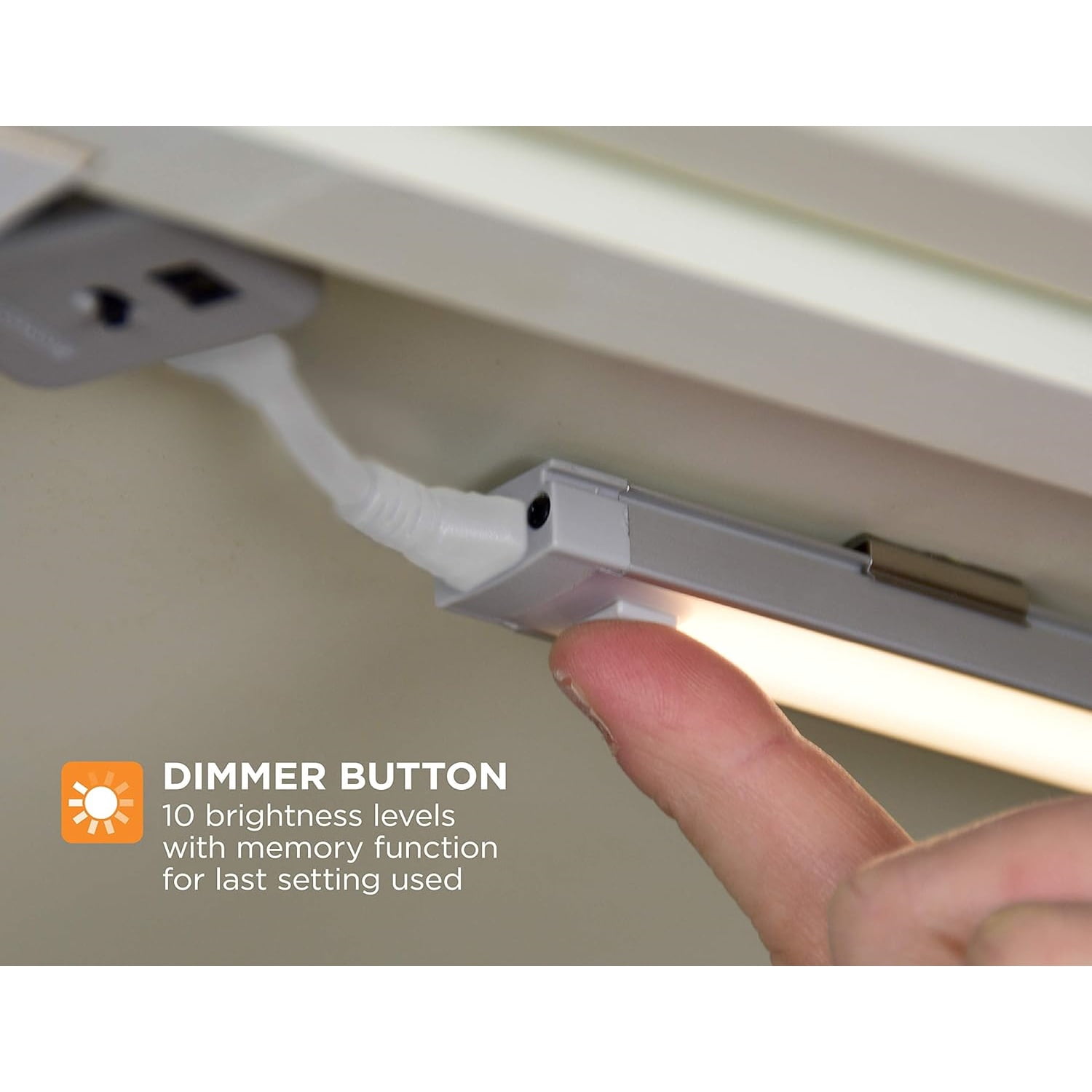 LED Under Cabinet Lighting Kit, 3-Bars, 9 Inches Each, DIY Tool-Free Installation, Warm White, 2700K, 1080 Lumens, 15 Watts