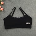 thumbnail image 2 of SHenli Girls Training Bras Kids Spaghetti Crop Cami Wireless Cotton Bra for Girls 9-15 Years, 2 of 7