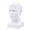 Bright white, variant on Male Mannequin Head for Hats, PVC Manikin Head with Mount Hole, Professional Display Styling Head for Wigs, Hats, Scarfs, Headphone, Sunglasses, Headdress