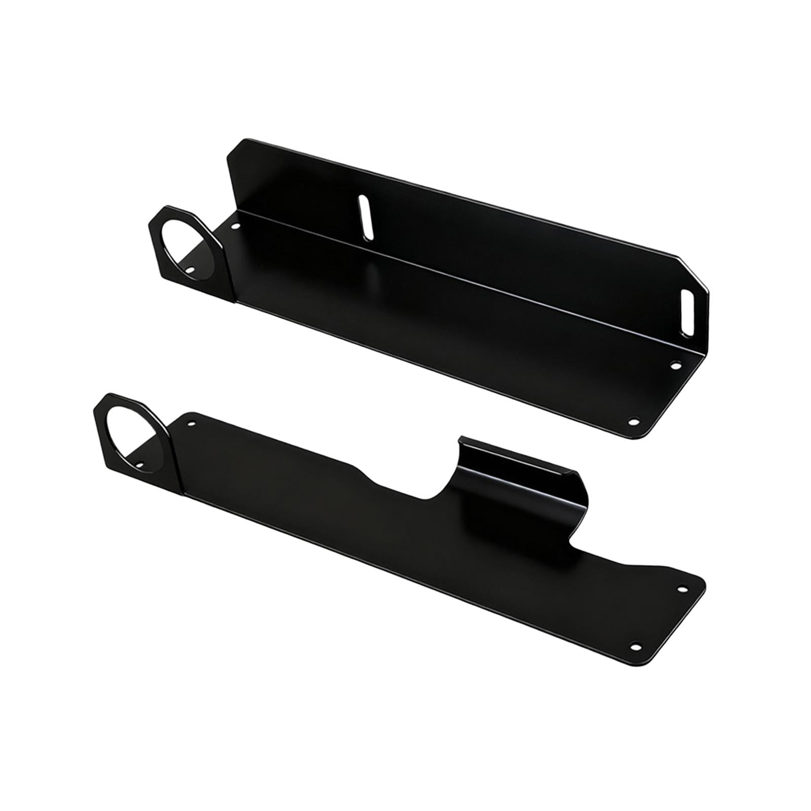 Miulika Wall Mounted Floor Jack Stand Hydraulic Trolley Jack Holder Organized Space Saving Heavy Duty Bracket for Park Yard Tool Room black