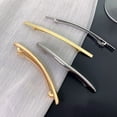 thumbnail image 5 of Geometric Personality Side Clip Spring Clip Horizontal Clip Hair Wear Irregular Women Hair Accessories Korean Style Hair Wear Simple Hair Clip SILVER B, 5 of 8