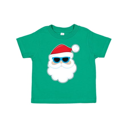 

Inktastic Santa Head with Sunglasses Gift Toddler Boy or Toddler Girl T-Shirt