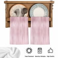 thumbnail image 5 of Pink Kitchen Towels Set of 1, Modern Abstract Art Ombre Striped Absorbent Dish Towels for Kitchen, Microfiber Hand Towel, Quick Drying Tea Towel for Cleaning Decorative Dishcloths, 5 of 7