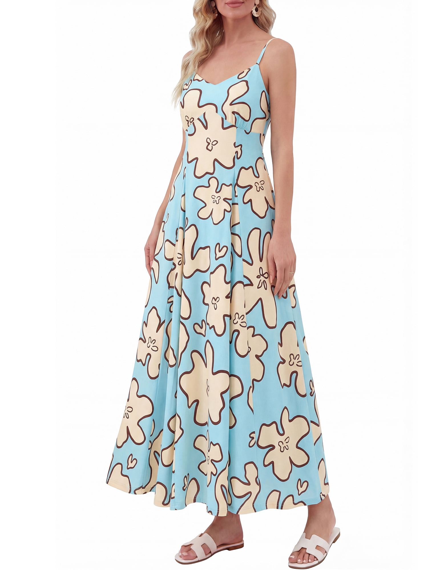 Women’s Pretty Garden BOW SLEEVE MINI DRESS - STRAPLESS DRESS