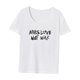 thumbnail image 3 of Camiseta de mujer de verano suave clásica cuello redondo camisa para deportes desplazamientos femeninos SG, 3 of 7