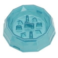 thumbnail image 4 of Slow Feeder Dog Bowls Food Grade Prevent Chocking Digestive Aid Dog Slow Feeding Puzzle Bowl for Dogs Cats Blue, 4 of 5