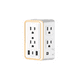 thumbnail image 1 of Regleta Con 6 Enchufes Ca Y 3 Usb +1 Type-c BLANCO, 1 of 4