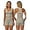 Sand, variant on PISONIC Women Two Piece Workout Sets Color Block Backless Tank Top and High Waist Booty Lifting Shorts Gym Yoga Active Outfits