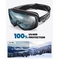 thumbnail image 5 of OutdoorMaster Ski Goggles with Cover Snowboard Snow Goggles OTG Anti-Fog for Men Women, 5 of 15